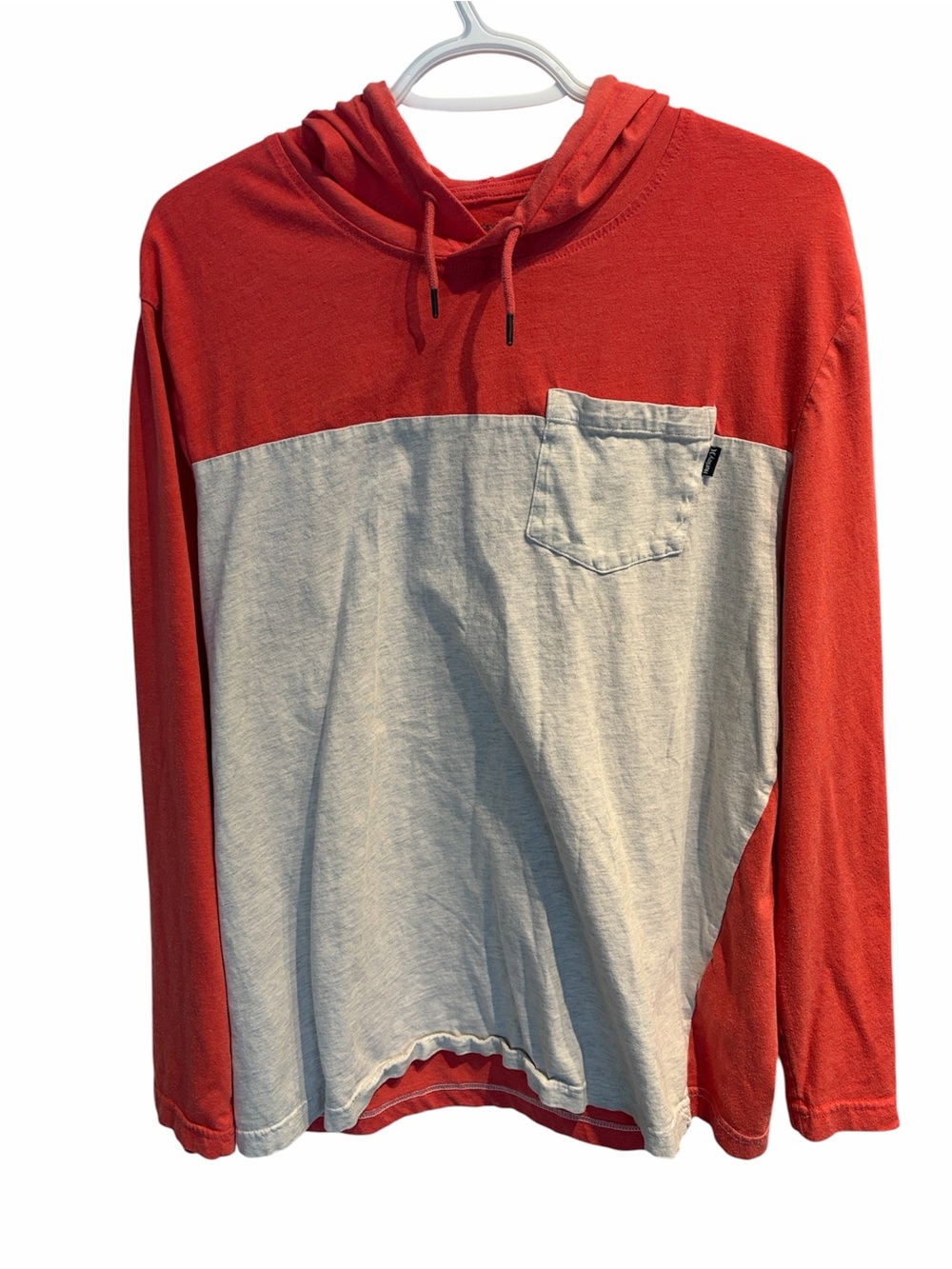 Hurley Coral-Red Lightweight Hoodie